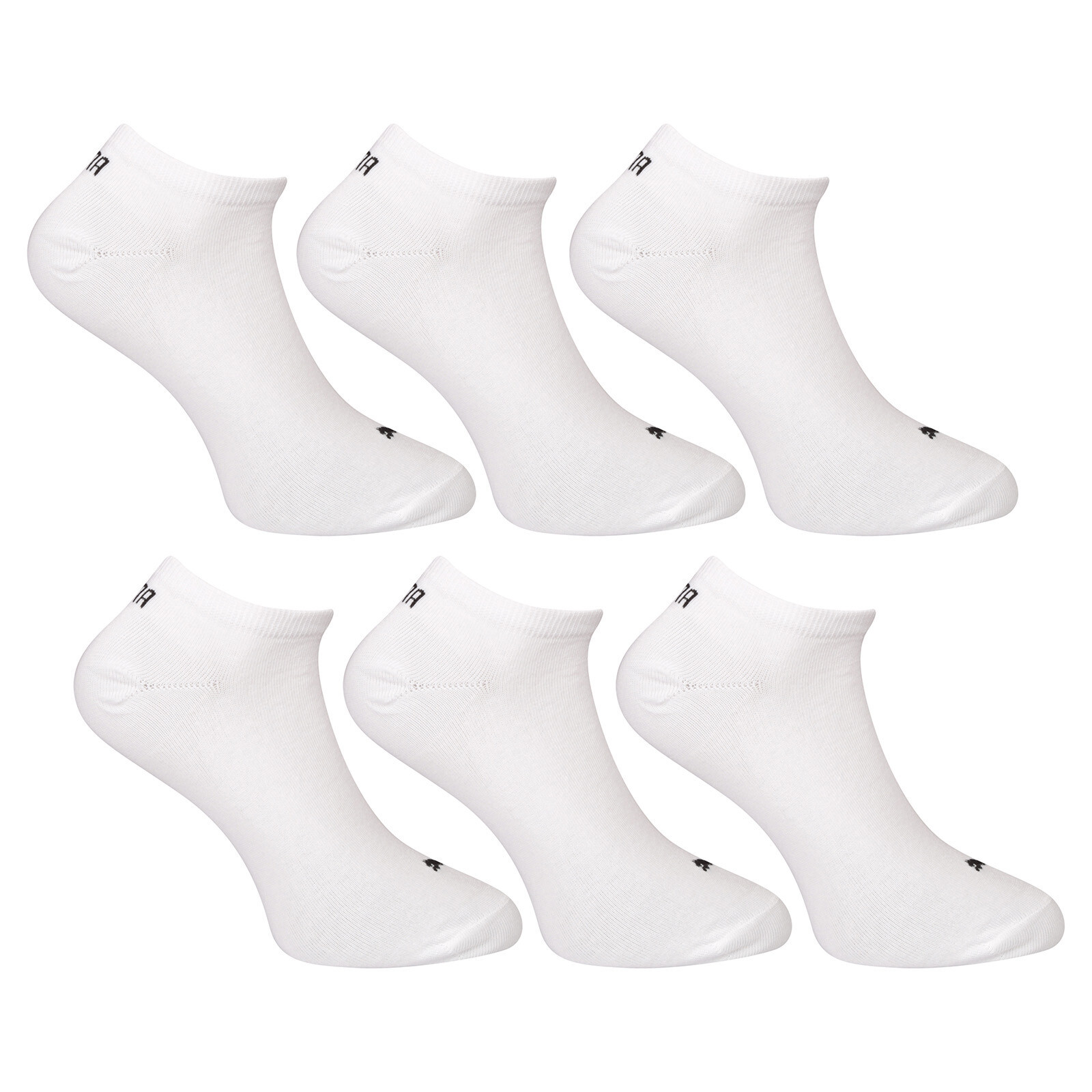 6PACK ponožky Puma nízké bílé (701236166 002) M