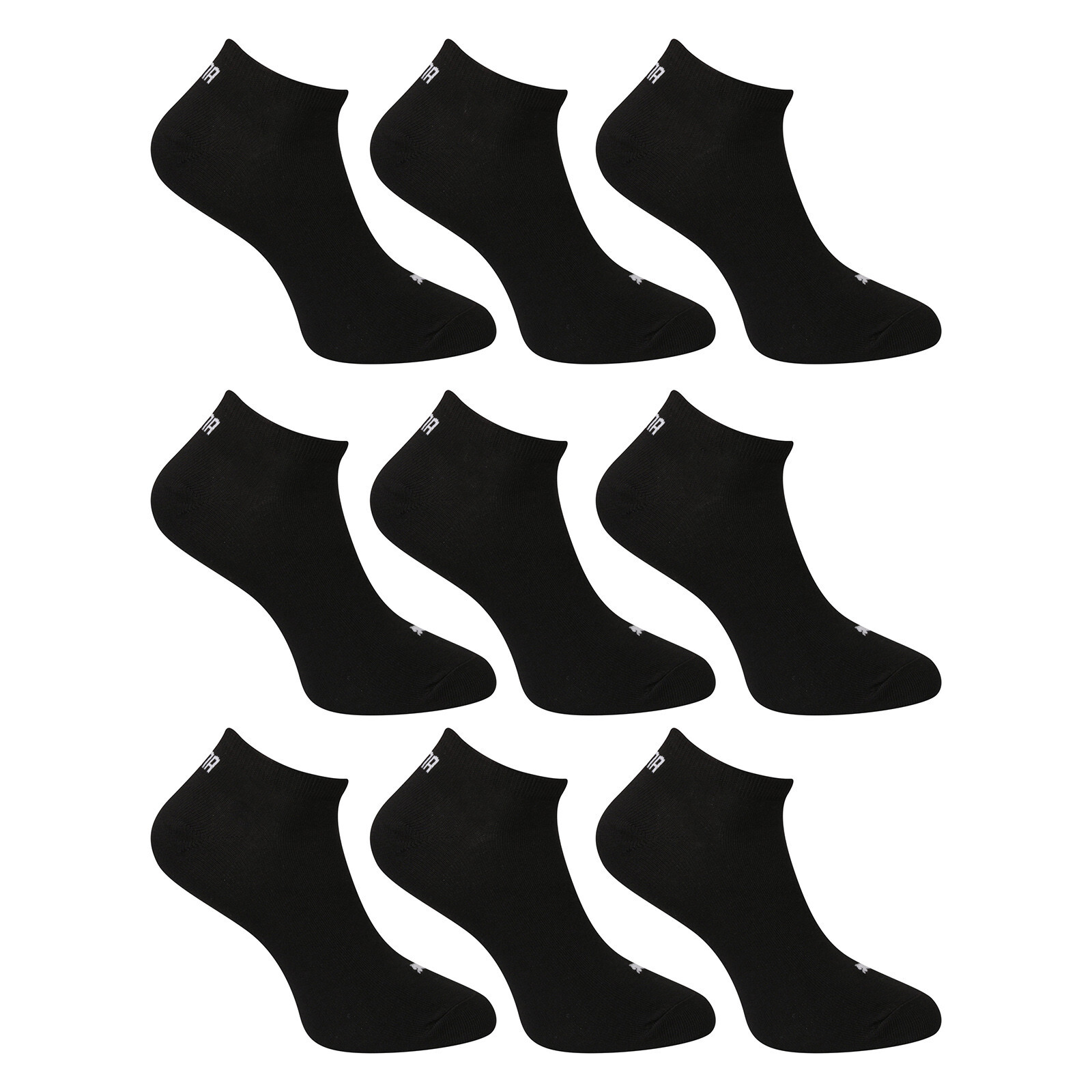 9PACK ponožky Puma nízké černé (701235837 002) S