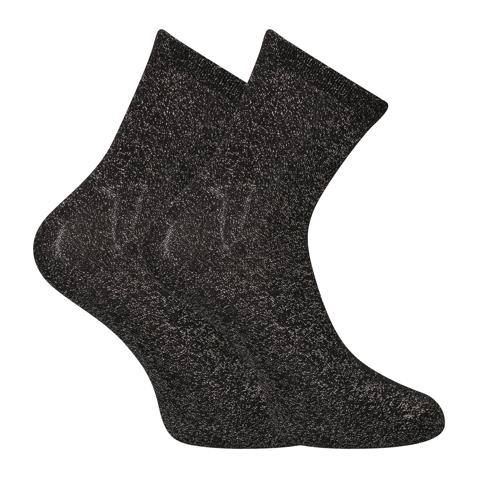 Ponožky PIECES vysoké černé (17078534-black/gold) uni