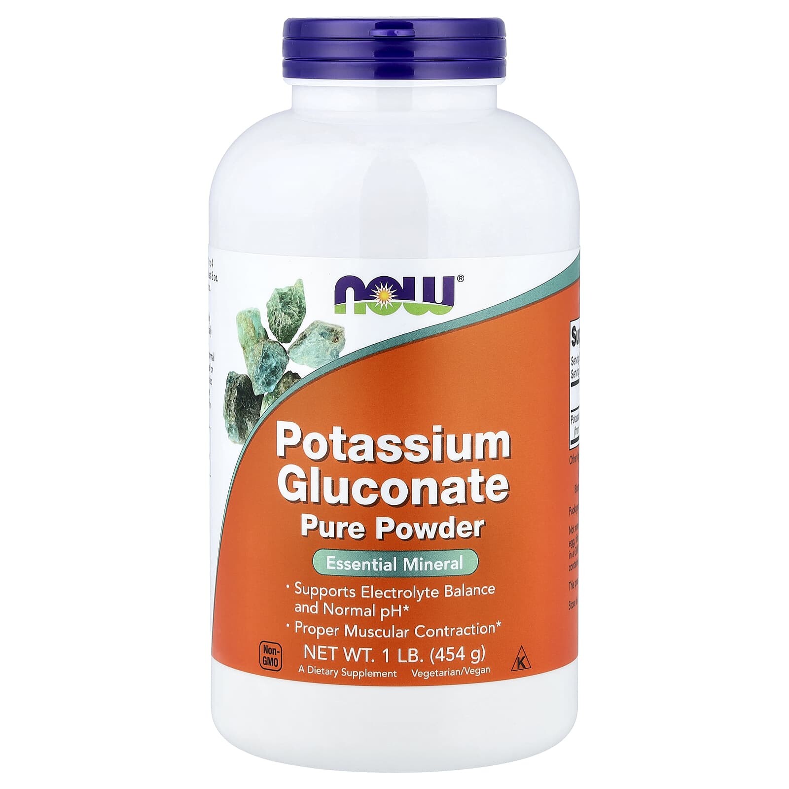 Now® Foods NOW Draslík glukonát, prášek, 454 g