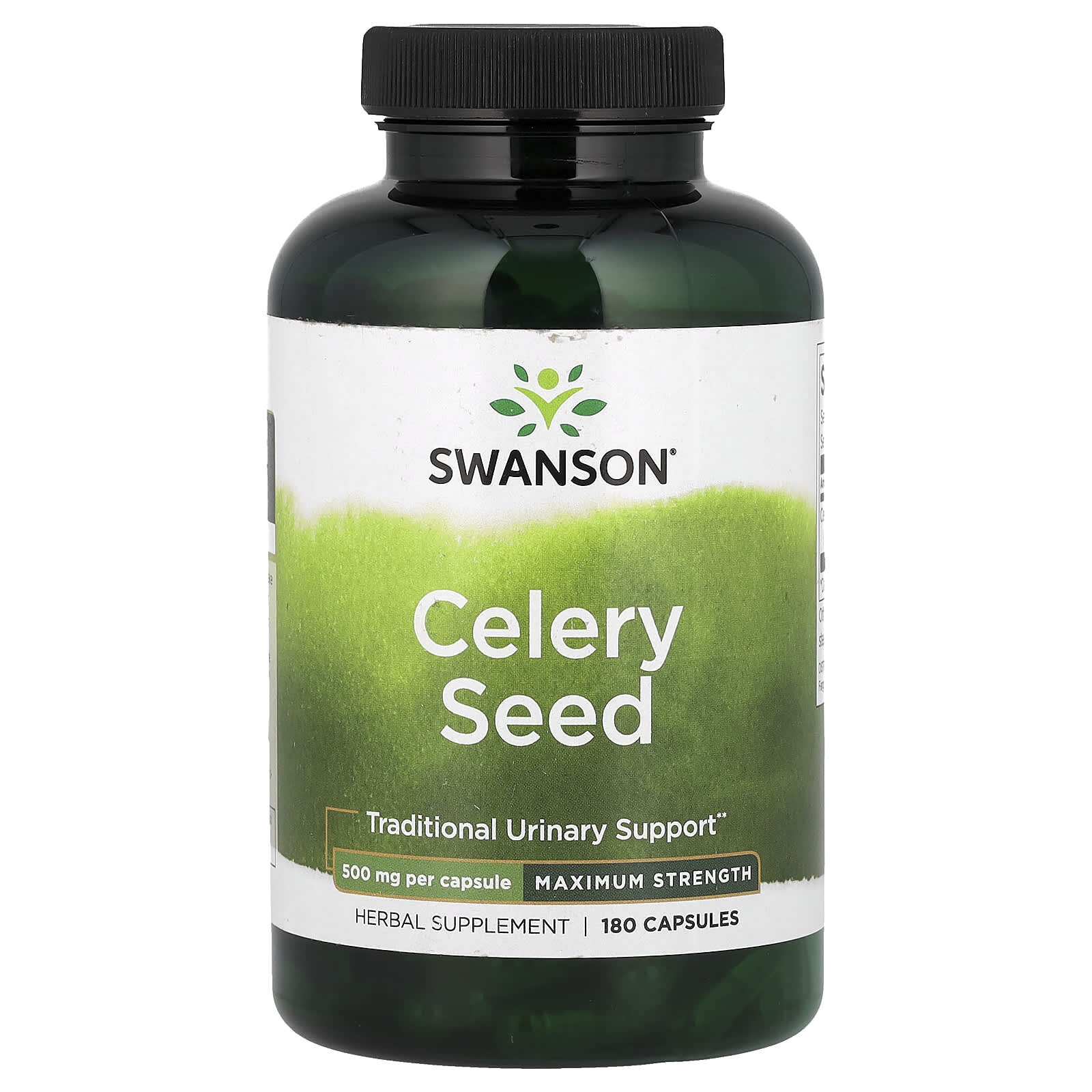 Swanson Semena celeru, 500 mg, 180 kapslí