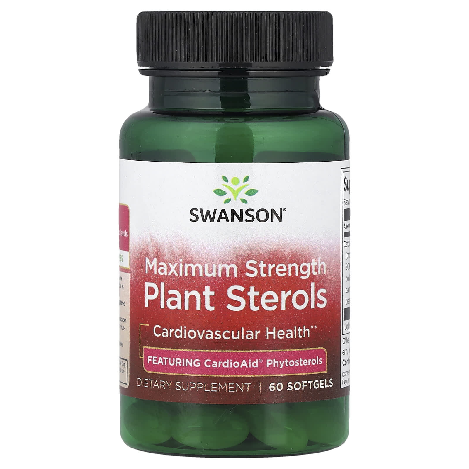 Swanson Rostlinné steroly, 400 mg, 60 softgelových kapslí