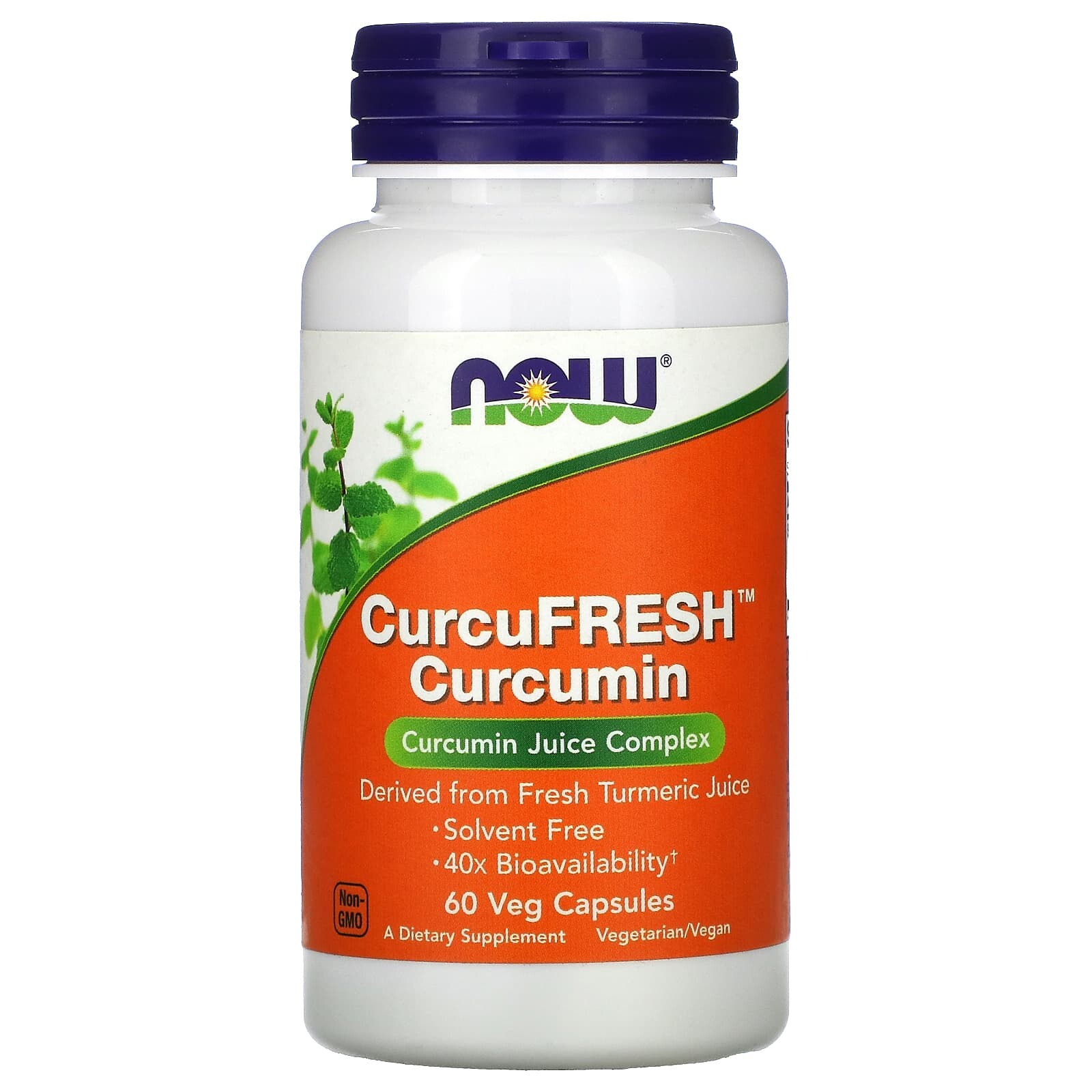 Now® Foods NOW CurcuFRESH Kurkuma, 60 rostlinných kapslí