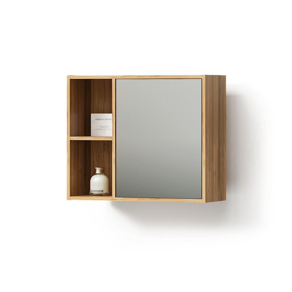 Livinity® KOUPELNOVÁ SKŘÍŇKA SE ZRCADLEM Olona, Bambus, 54 x 44.5 cm se zrcadlem