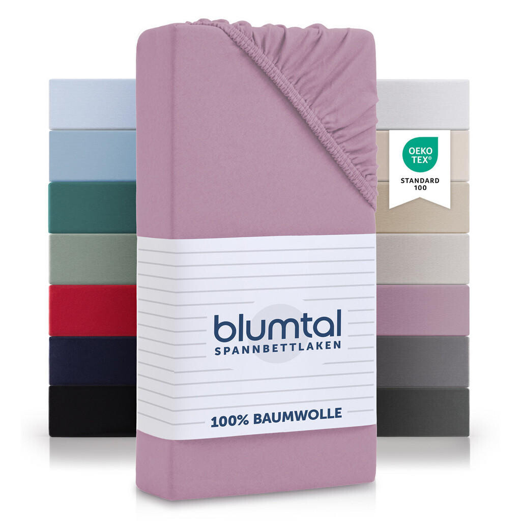 Blumtal NAPÍNACÍ PROSTĚRADLO 200/200 cm, mauve (slézová)