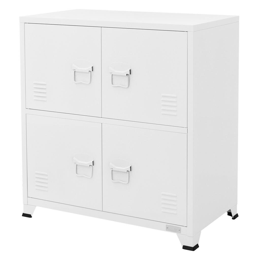 ML-DESIGN SKŘÍŇ NA DOKUMENTY 75x40x80,5 cm bílá z oceli