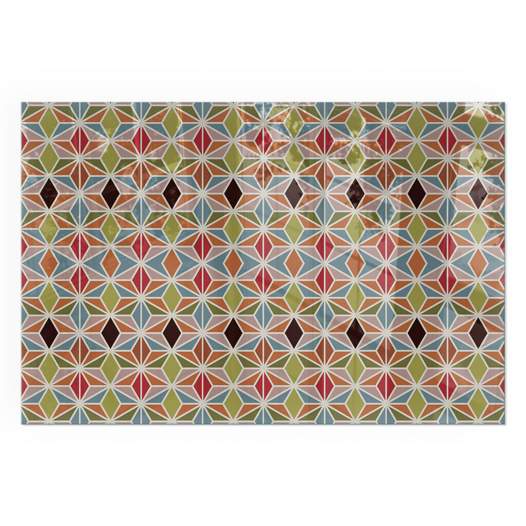 TULUP PODLOŽKA POD KRB 120x80 cm - Polygonální vzory v mřížce