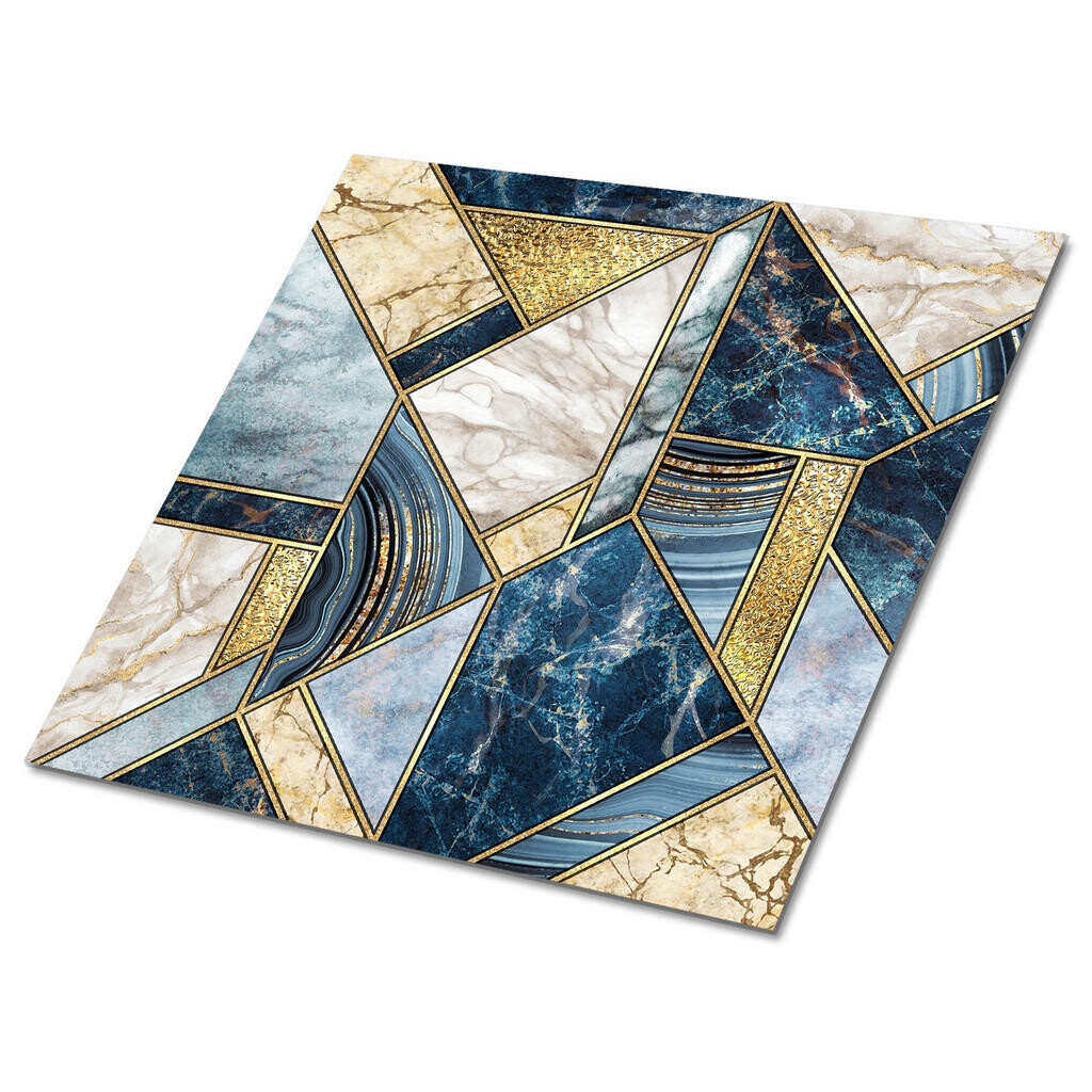 TULUP SAMOLEPICÍ OBKLADY NA STĚNU 9 ks 30x30 cm Abstraktní geometrie