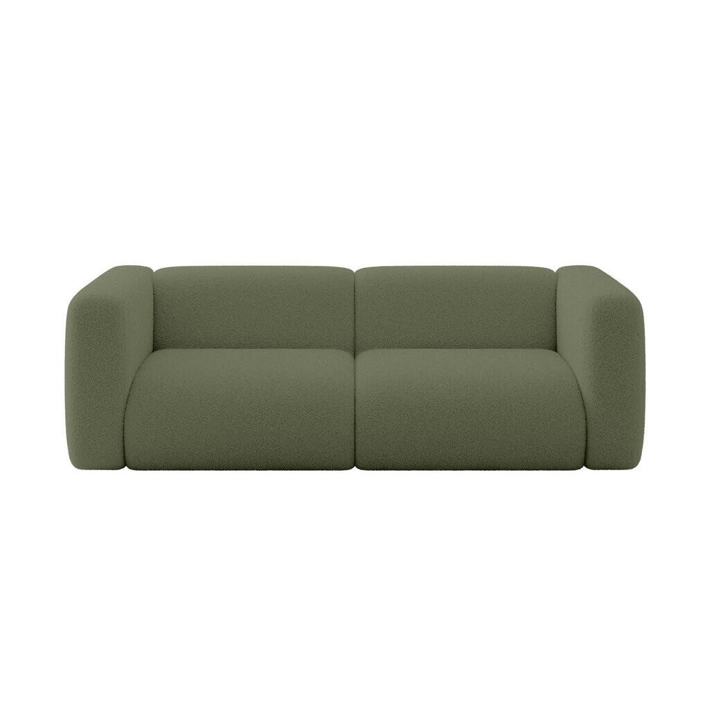 ALTDECOR MODULÁRNÍ pohovka MIRA-S1, 2místná, 228 × 89 × 70 cm, zelená, bouclé