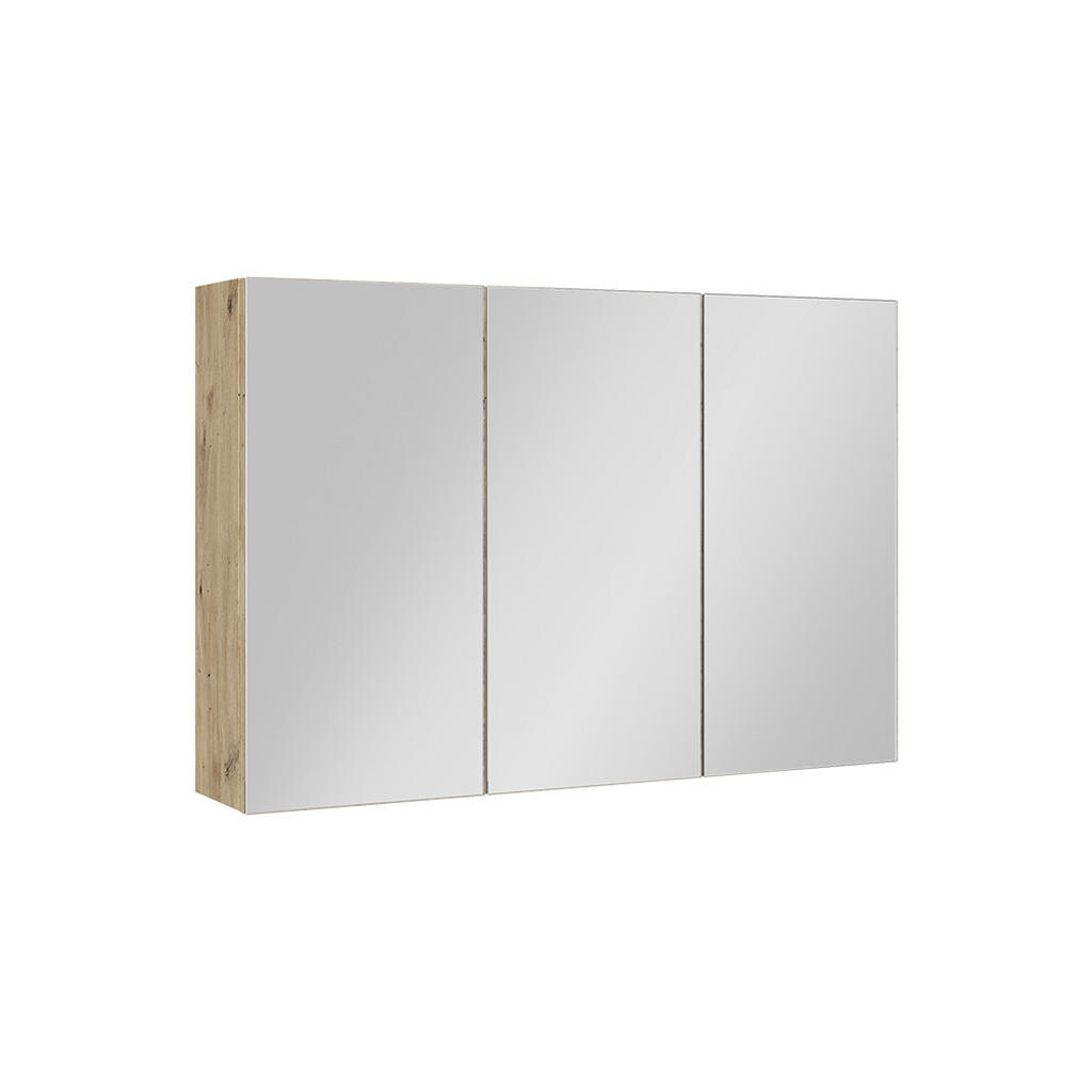 Vicco KOUPELNOVÁ ZRCADLOVÁ SKŘÍŇKA Lavia, Řemeslný dub, 90 x 60.2 cm