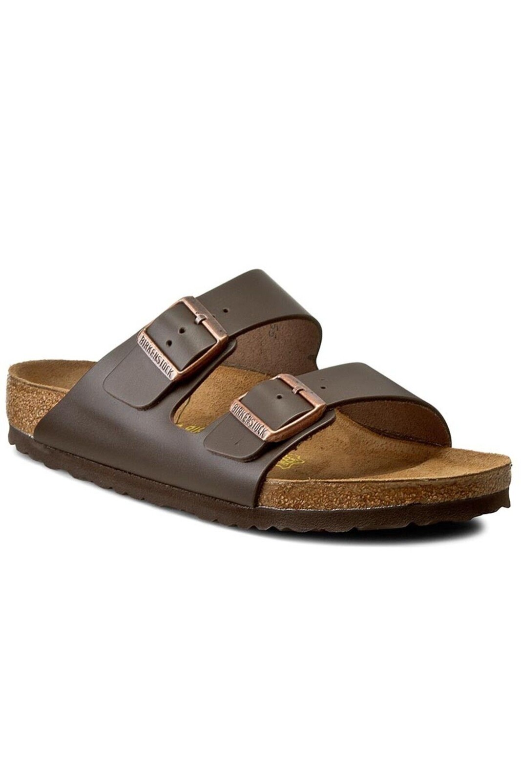 Hnědé dámské pantofle Birkenstock Arizona