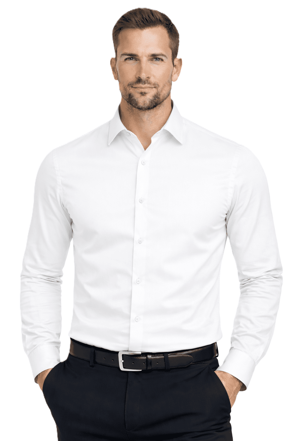 Espada - Pánská Slim Fit Košile - Bílá