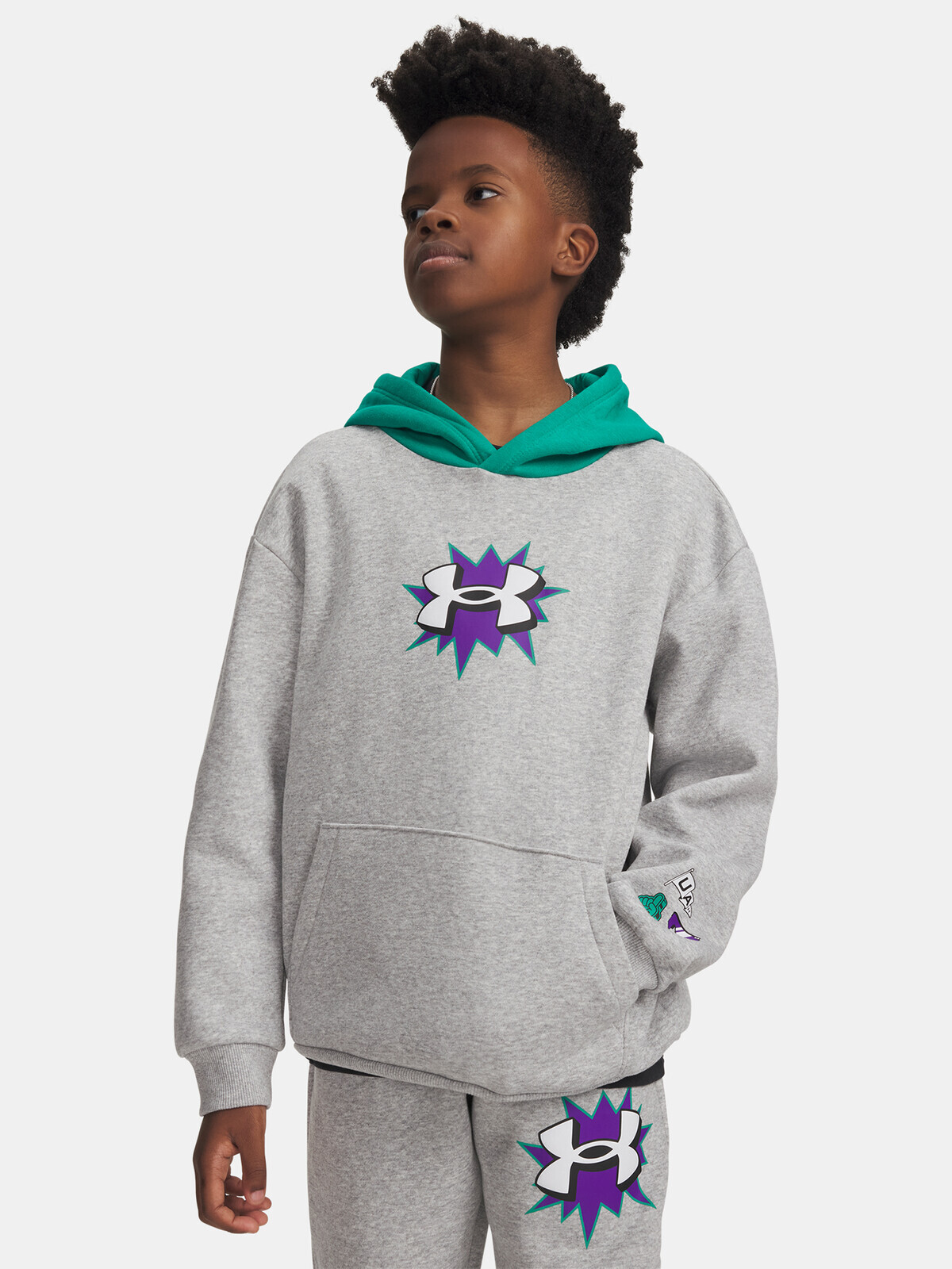 Chlapecká mikina Under Armour UA B RIVAL FLC