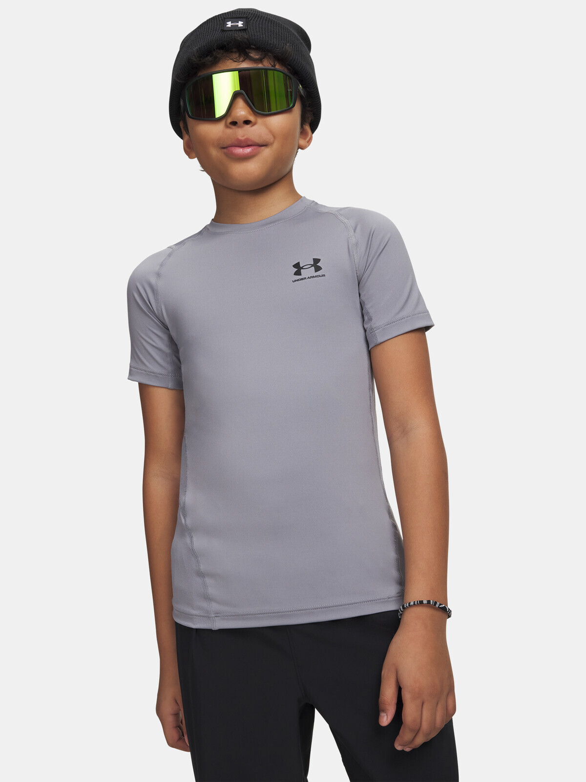 Under Armour B HEATGEAR SS chlapecké tričko