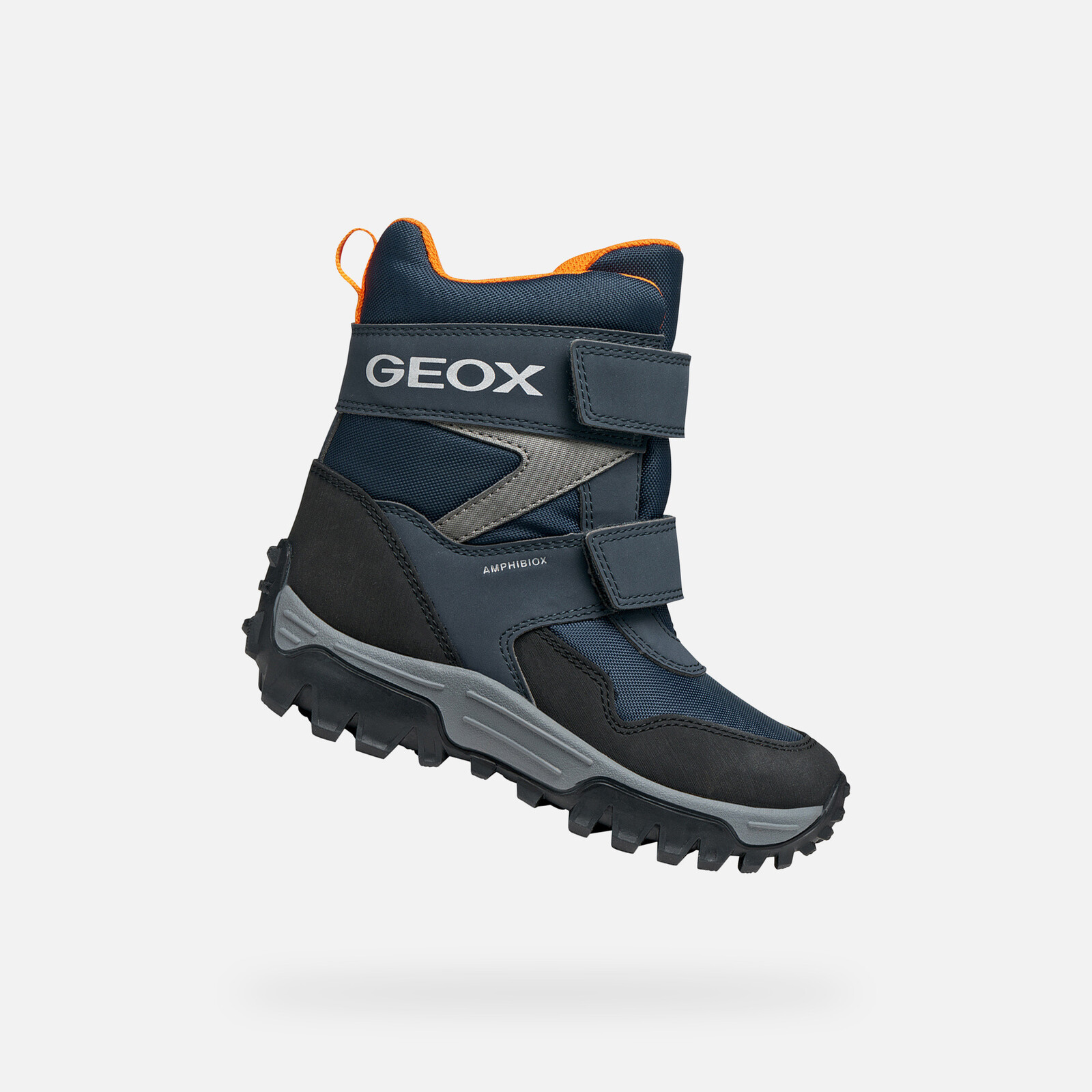 Tmavě modré chlapecké zimní boty Geox