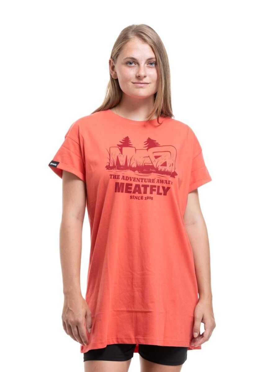 Dámské šaty meatfly senna korálová xs