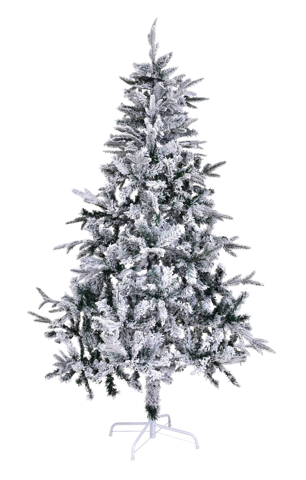ZASNĚŽENÝ SMRK MAJESTIC | 210 cm umělý vánoční stromek se stojanem | 3D větve & zimní elegance