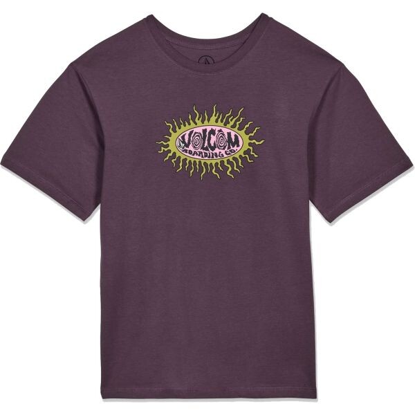 Triko Volcom Live Wire Bsc S/S Kids - Fialová - L
