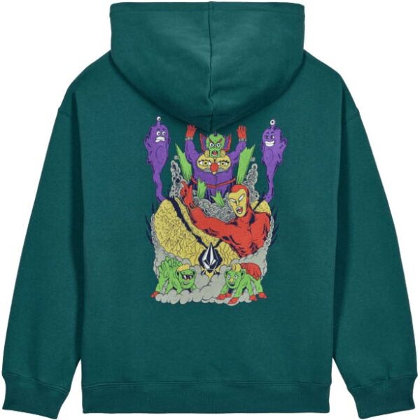 Mikina Volcom Fa Ben Sanaire Po Kids - Zelená - L