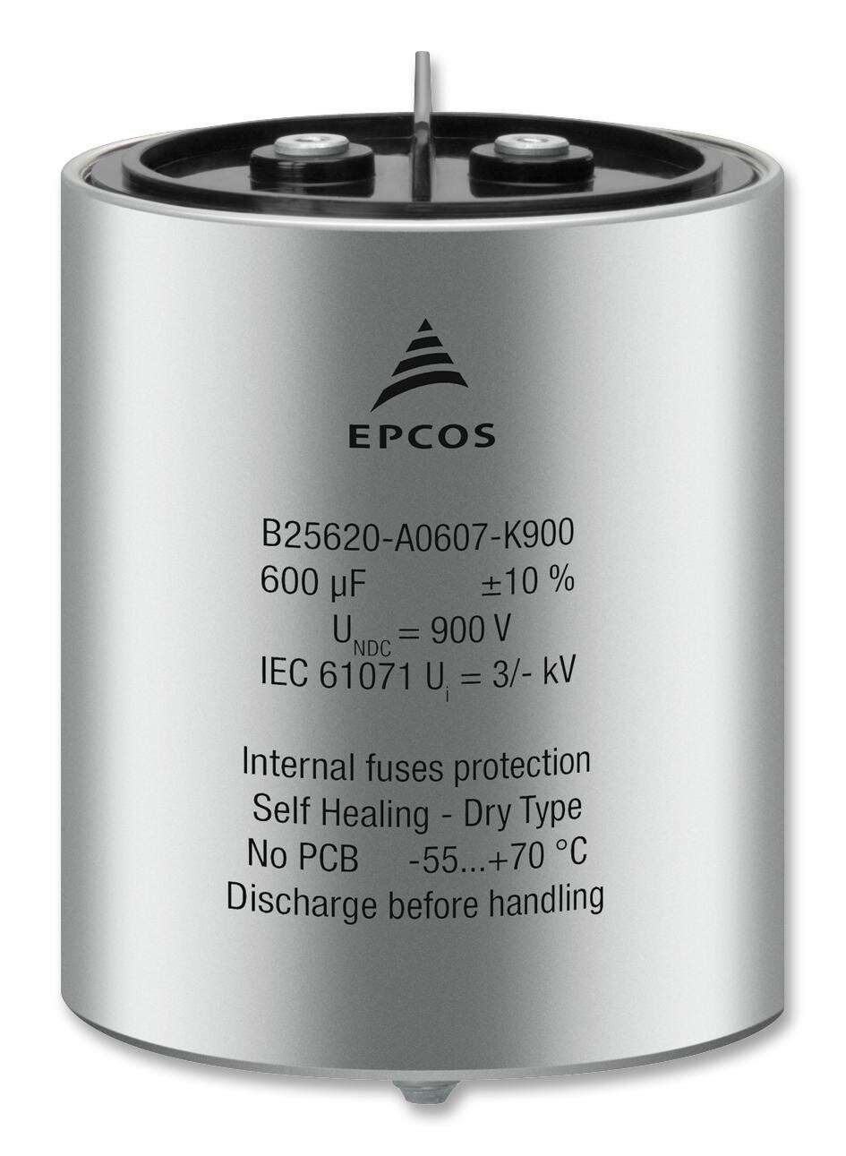 Epcos (Tdk) B25620B1227K321 Cap, 220Uf, 1.32Kv, Film, Screw