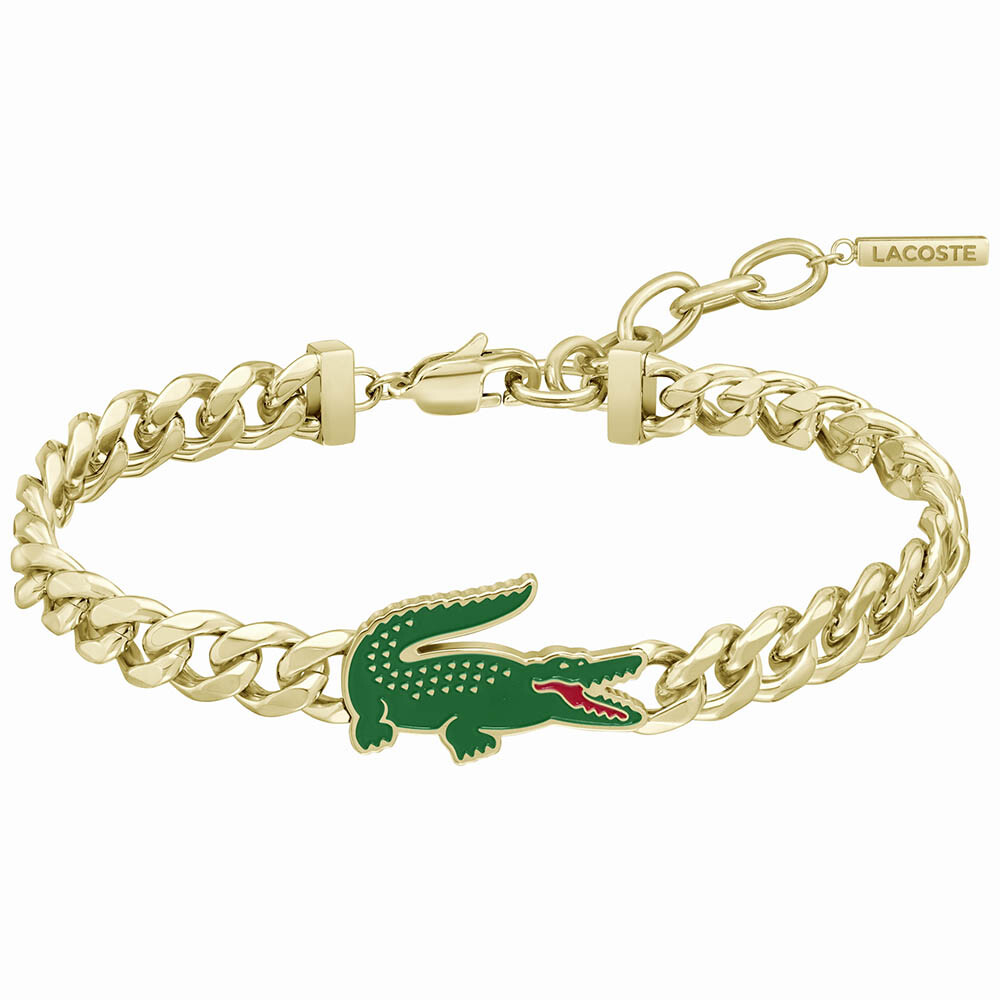 Lacoste Pánský pozlacený náramek z oceli Arthor 2040227