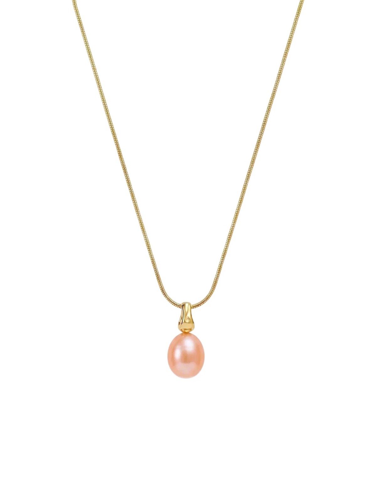 Furiosa Náhrdelník s pravou perlou Dirty Pearl SN-DIRTYPEARLSUNKISS-G