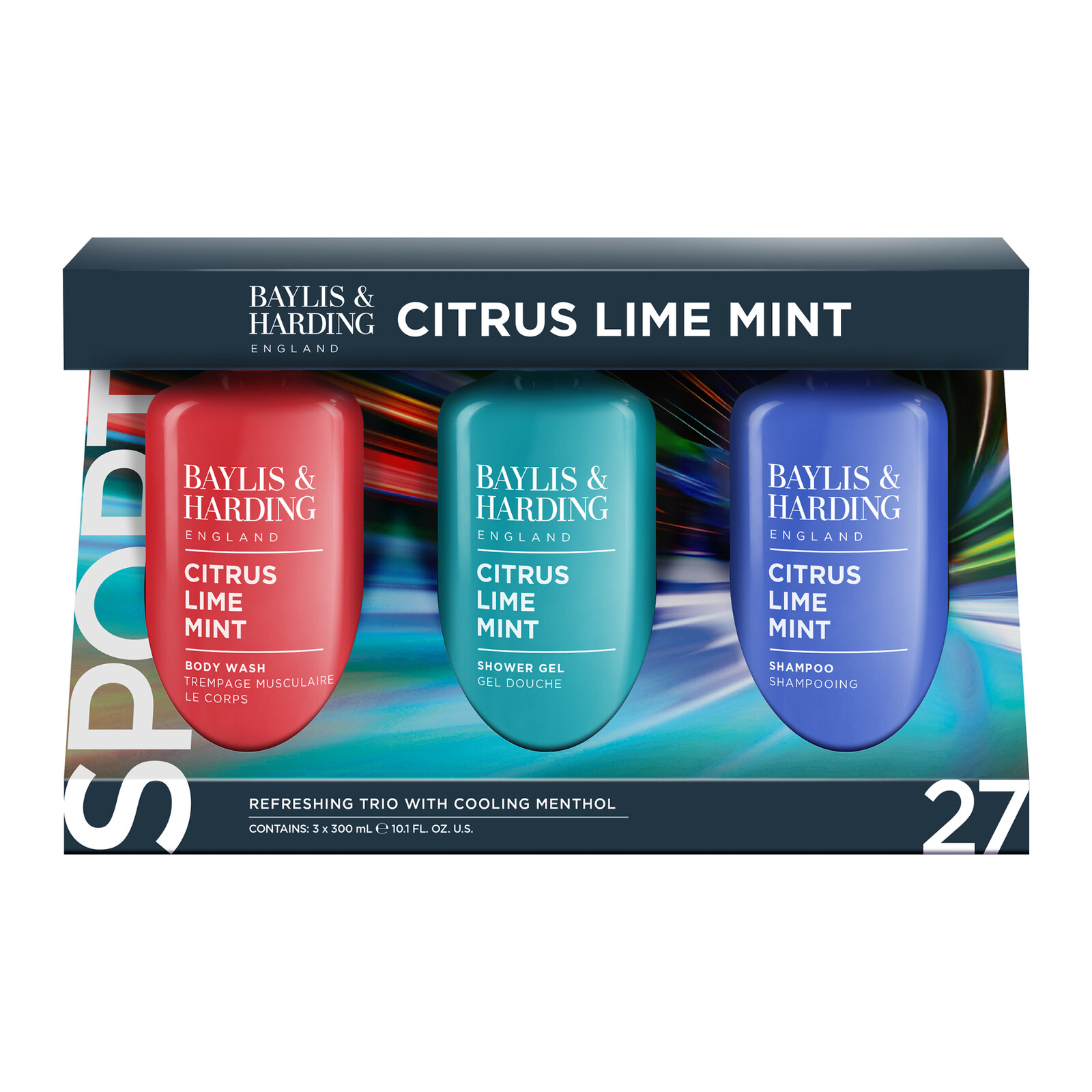 Baylis & Harding Dárková sada péče o tělo a vlasy Citrus, Lime & Mint 3 ks