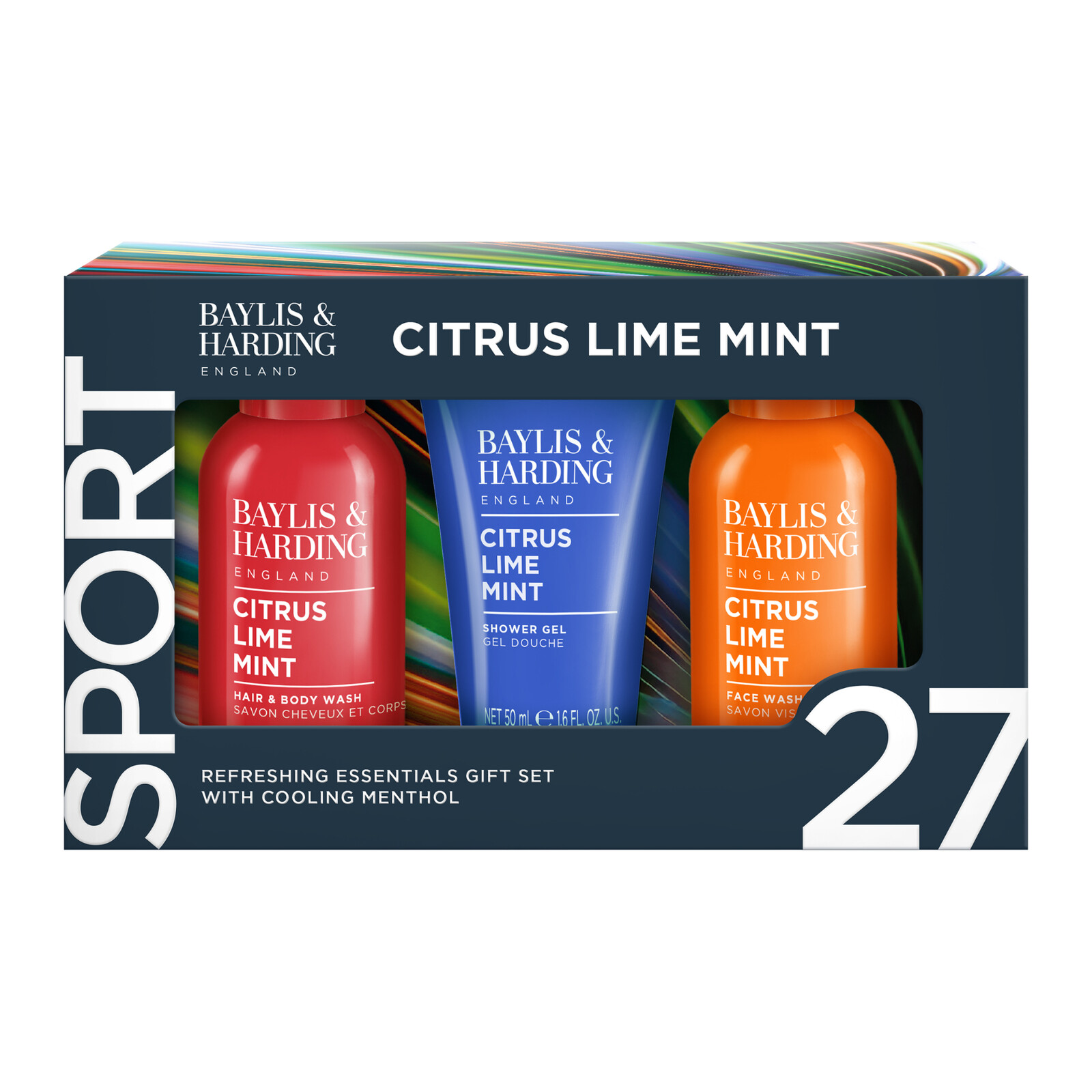 Baylis & Harding Dárková mini sada péče o tělo Citrus, Lime & Mint 3 ks