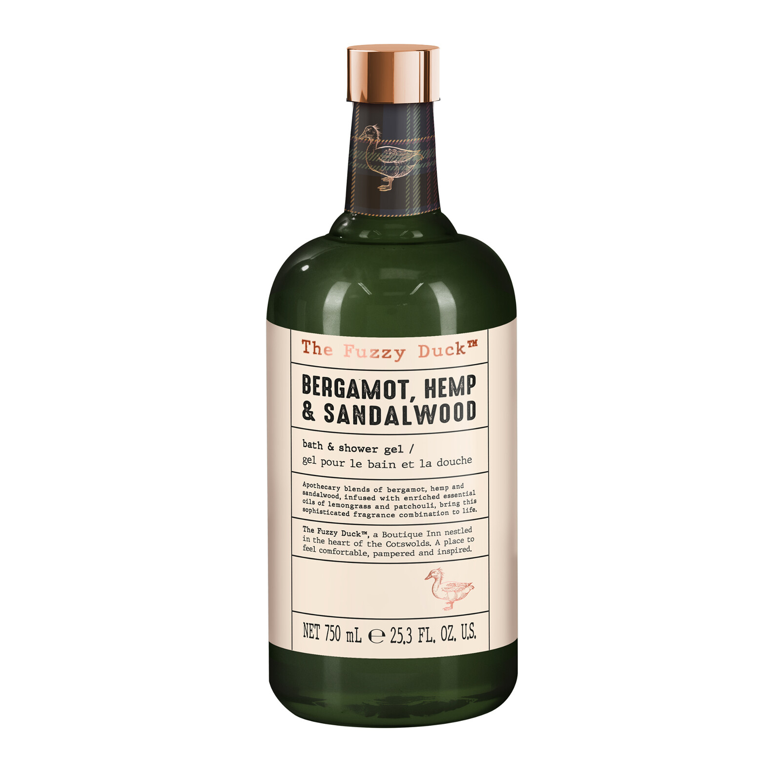 Baylis & Harding Pánský sprchový gel Bergamot, Hemp & Sandalwood 750 ml