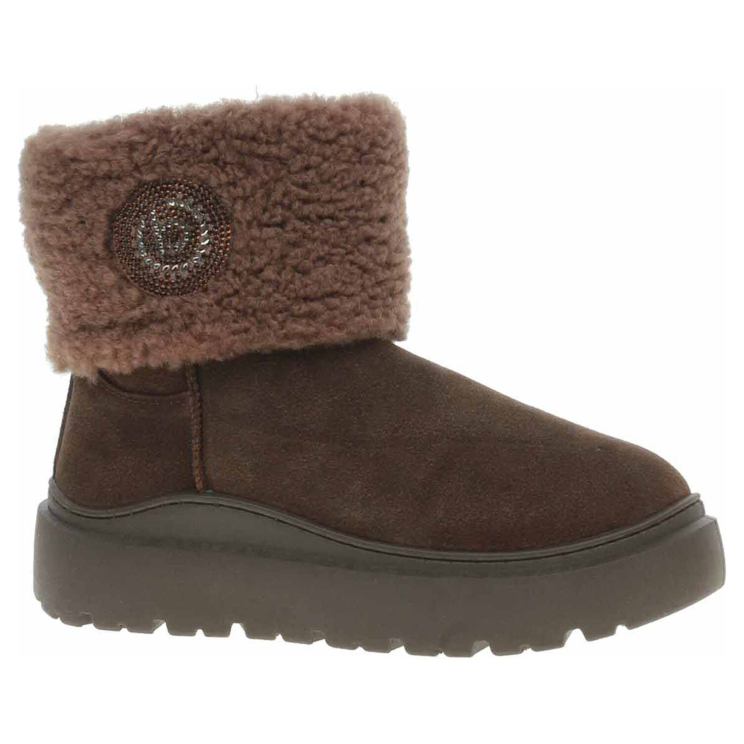 Ecco Dámské polokozačky Bugatti 435-AXF50-1469 dark brown - brown 22601466
