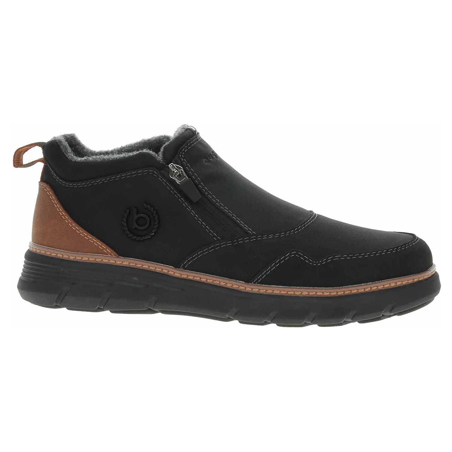 Ecco Pánská kotníková obuv Bugatti 331-AP033-5000 black 24300747