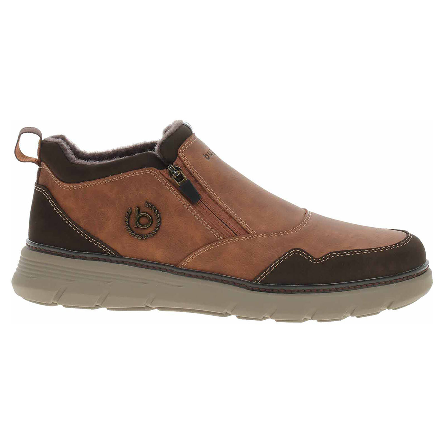 Ecco Pánská kotníková obuv Bugatti 331-AP033-5059 cognac-dark brown 24300748