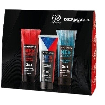 Dermacol Men Agent sprchový gel 3x250ml