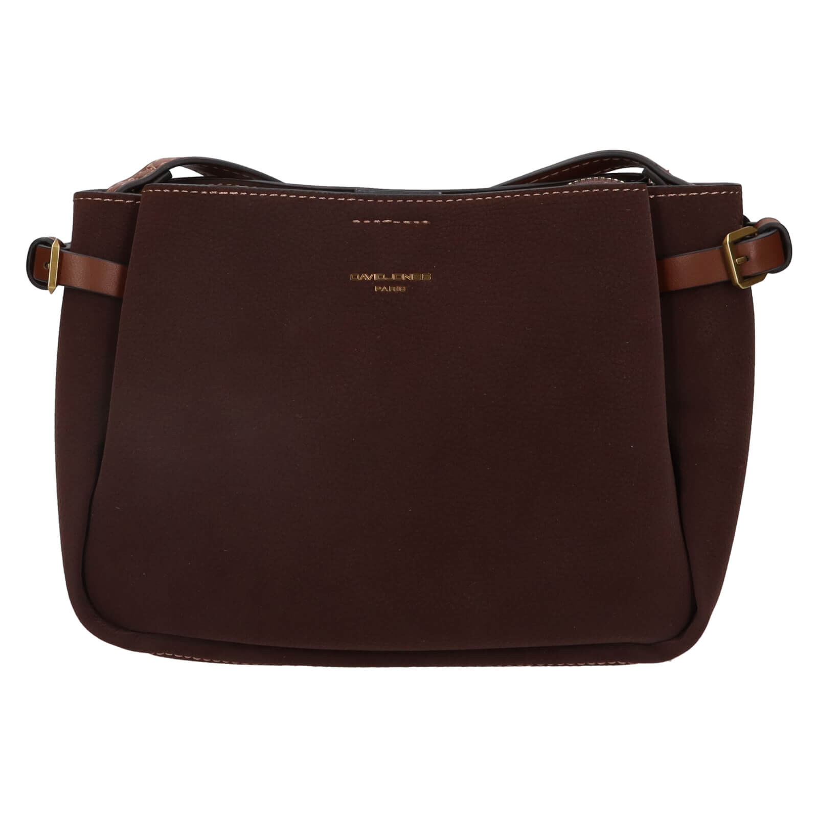 Dámská crossbody kabelka David Jones Sovea - tmavě hnědá