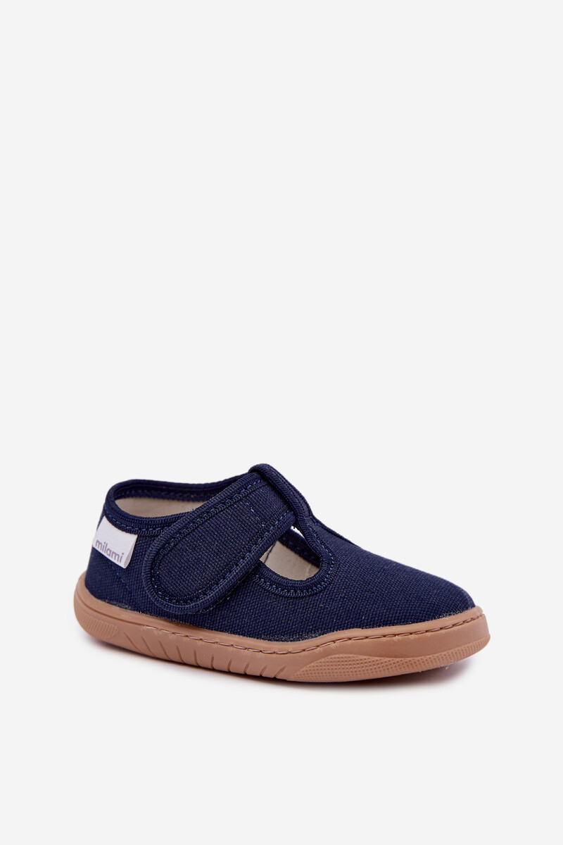 Dětské barefoot pantofle na suchý zip Milami