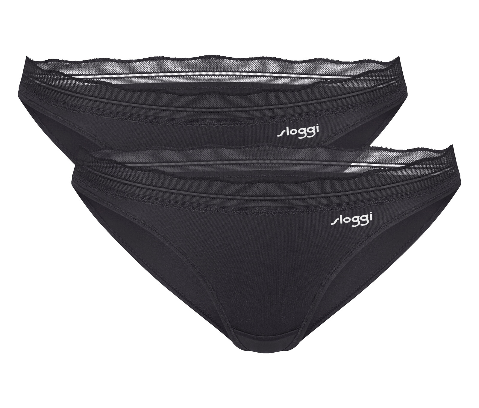 Mini kalhotky sloggi GO Blush Mini, 2 ks, black