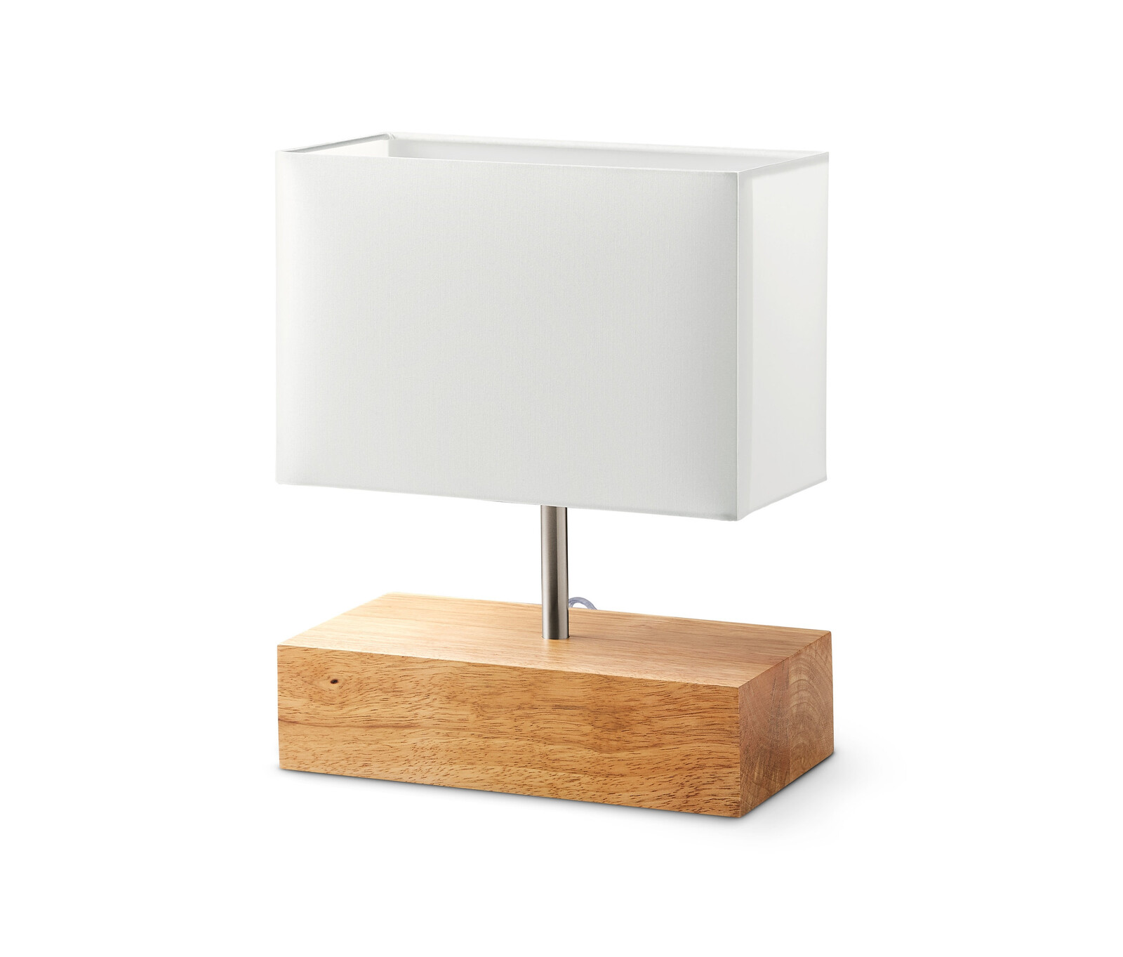 Stolní lampa s dřevěným podstavcem Eglo