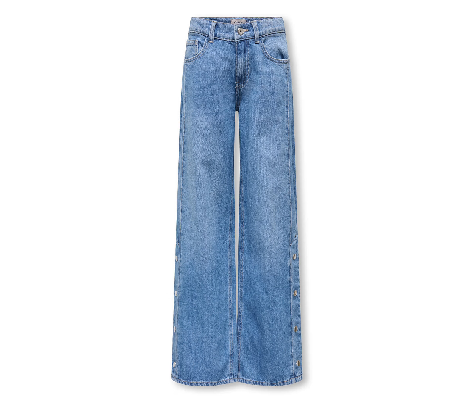Tchibo - Džíny wide Only Girls Hope - vel. 128 - barva: blau