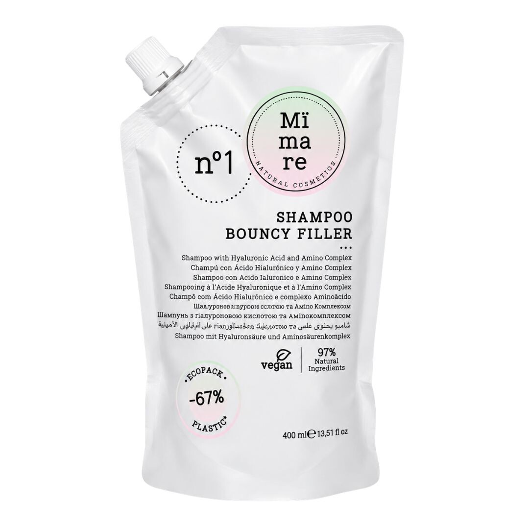Mïmare Bouncy Filler Shampoo - zahušťující a vyplňující šampon, 480 ml