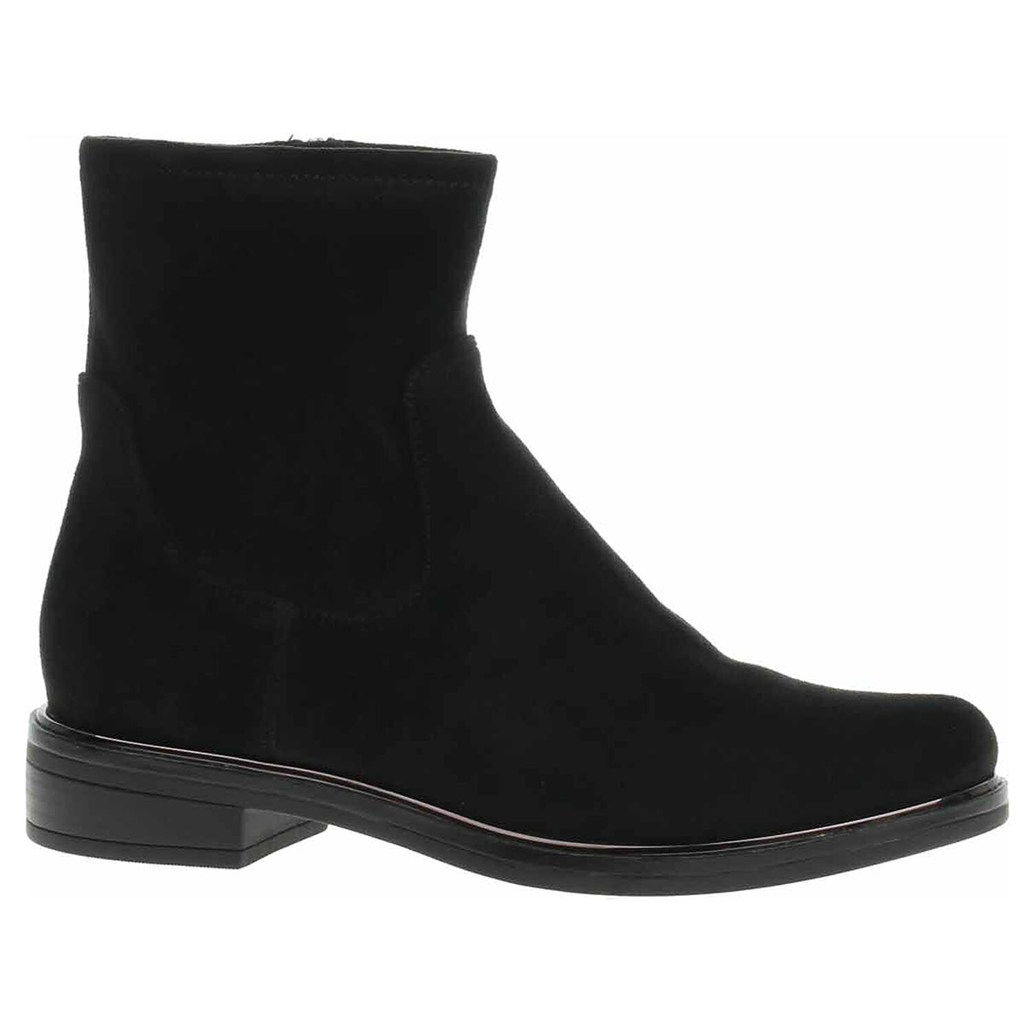Ecco Dámské polokozačky Caprice 9-25325-47 black stretch 22601461