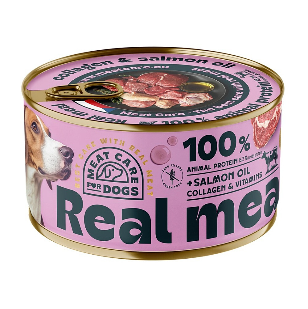 MEAT CARE For pets real meal konzerva pro psy hovězí 400 g