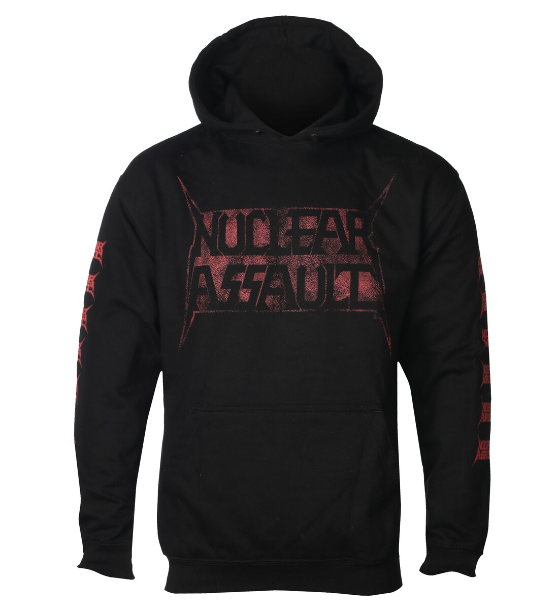 pánská mikina s kapucí NUCLEAR ASSAULT - GAME OVER - černá - PLASTIC HEAD M
