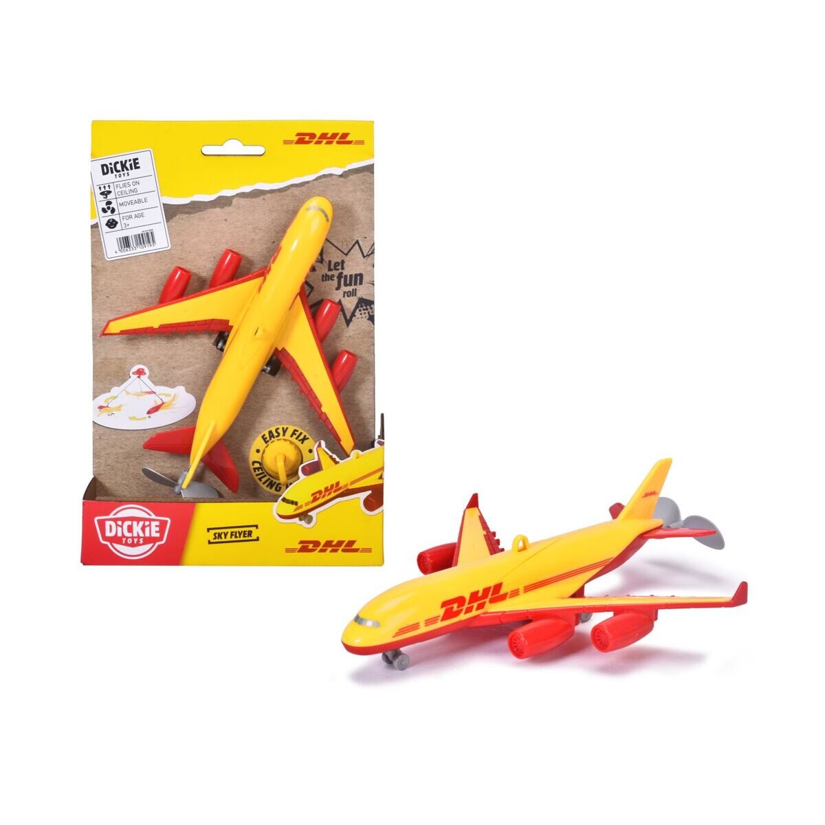 Dickie DHL Letadlo Sky Flyer k zavěšení na strop