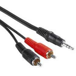 Kabel stereo jack 3,5mm M/2x cinch M, 10m