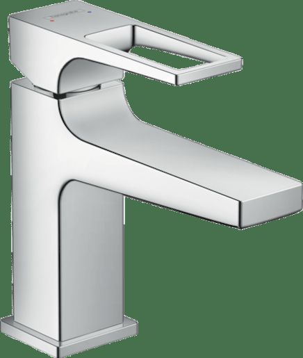 Hansgrohe Metropol - Páková umyvadlová baterie 100 s odtokovou soupravou Push-Open, chrom 74500000