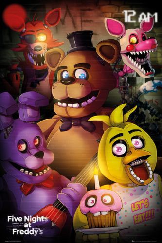 Posters Plakát, Obraz - Five Nights At Freddys - Group, (61 x 91,5 cm)