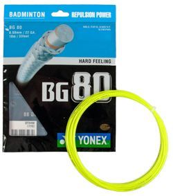 Badmintonový výplet Yonex Micron BG80 Yellow (0.68 mm)
