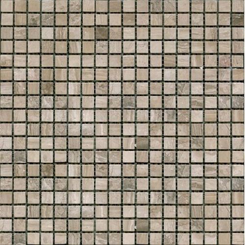 Premium Mosaic Stone Mozaika šedá 1,5x1,5 cm 30,5x30,5 cm STMOS15GYW