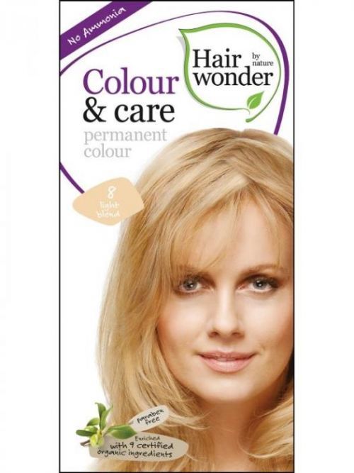 Hairwonder Dlouhotrvající barva Bio Světlá blond 8 100ml