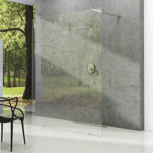 Pevná stěna Ravak Walk-in 140 cm, čiré sklo, chrom profil, univerzální
